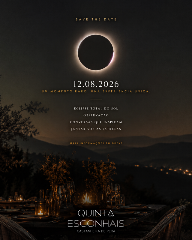 Observação de Eclipse + Experencia Gastronomica